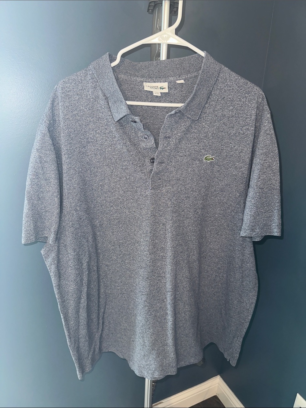 Lacoste Men’s Heather gray Polo Shirt